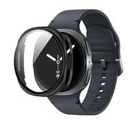 FDHYFGDY Coque de Protection pour Samsung Galaxy Watch 8 40mm, Avec protecteur d'écran, ultra-mince et résistant aux rayures, compatible avec Galaxy Watch 8 40mm - Noir