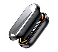 FDHYFGDY Coque de Protection pour Xiaomi Smart Band 10, avec Protecteur d'écran, Ultra-Mince et résistant aux Rayures, Compatible avec Xiaomi Smart Band 10- Transparent