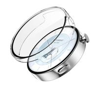 FDHYFGDY Coque de Protection pour Xiaomi Watch S4 41mm Protection, avec Protecteur d'écran, Ultra-Mince et résistant aux Rayures,Compatible avec Xiaomi Watch S4 Transparent