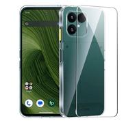 FDHYFGDY Coque pour Fairphone 6 +1x Film de Protection, Anti-Jaunissement, Antichoc et Résistant aux Rayures, CEtui Ultra-Mince en TPU Souple pour Fairphone 6