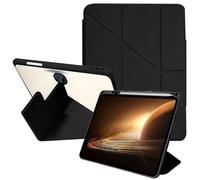 FDHYFGDY Coque pour OnePlus Pad Lite/Oppo Pad SE Étui de Protection Pliable Multi-Angles, Cuir PU Triple Pli Housse de Protection avec Fonction Veille/Réveil Automatique-Noir