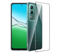 FDHYFGDY Coque pour Oppo A5 4G/5G+1x Film de Protection, Anti-Jaunissement, Antichoc et Résistant aux Rayures, CEtui Ultra-Mince en TPU Souple pour Oppo A5 4G/5G