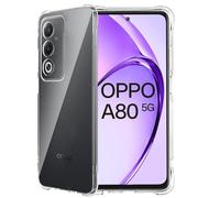 FDHYFGDY Coque pour Oppo A80 5G, Coque de téléphone en Silicone Transparente Antichoc, Coque de Protection en TPU Souple Transparente pour Oppo A80 5G