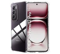 FDHYFGDY Coque pour Oppo Reno 12 Pro Case, Coque de Téléphone en Silicone Transparente Antichoc, Coque de Protection Pare-Chocs en TPU Souple Transparente