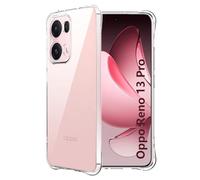 FDHYFGDY Coque pour Oppo Reno 13 Pro 5G, Coque de Protection en Silicone Transparent Résistant aux Chocs, Coque Transparente Fine en TPU Souple
