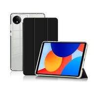 FDHYFGDY Coque pour Redmi Pad SE 8,7", Housse en Cuir PU + TPU, Housse de Protection Triple Pliage avec Fonction Veille/Réveil Automatique - Noir