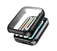 FDHYFGDY Coque pour Xiaomi Smart Band 9 Pro, Housse de Protection PC Polyvalente avec Protecteur d'écran, Film de Protection Compatible avec Xiaomi Mi Band 9 Pro- Noir