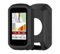 FDHYFGDY Étui de Protection en Silicone pour Garmin Edge 550/850 Coque, Résistant aux Chocs et étanche Case, Étui de Protection en Silicone - Accessoires de Vélo GPS pour Garmin Edge 550/850 (Noir)