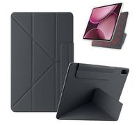 FDHYFGDY Magnétique Coque pour OnePlus Pad 3 13,2" Étui de Protection, Nouvel Étui en Cuir PU Triple Pli Housse de Protection avec Fonction Veille/Réveil Automatique - Noir