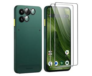 FDHYFGDY Protecteur d'écran pour Fairphone 6 Verre Trempé,【2+3】 Protection de l'appareil Photo et Film de Protection du Verre,Dureté 9H, Anti-Rayures