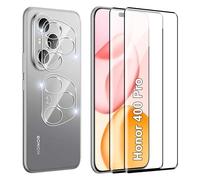 FDHYFGDY Protecteur d'écran pour Honor 400 Pro Verre Trempé,【2+2】 Protection de l'appareil Photo et Film de Protection du Verre,Dureté 9H, Anti-Rayures