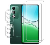 FDHYFGDY Protecteur d'écran pour OPPO A5 4G/5G Verre Trempé,【2+2】 Protection de l'appareil Photo et Film de Protection du Verre,Dureté 9H, Anti-Rayures