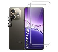 FDHYFGDY Protecteur d'écran pour OPPO A5 Pro 4G/5G Verre Trempé, 【2+2】 Protection de l'appareil Photo et Film de Protection du Verre, Dureté 9H, Anti-Rayures