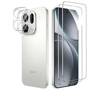 FDHYFGDY Protecteur d'écran pour Oppo Find X9 Pro Verre Trempé,【2+2】 Protection de l'appareil Photo et Film de Protection du Verre,Dureté 9H, Anti-Rayures
