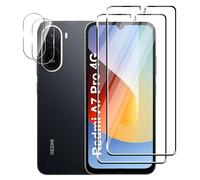 FDHYFGDY Protecteur d'écran pour Xiaomi Redmi A7 Pro/Poco C81 Pro Verre Trempé,2+2 Protection de l'appareil Photo et Film de Protection du Verre,Dureté 9H