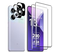 FDHYFGDY Verre Trempé pour Xiaomi Redmi Note 13 Pro Plus 5G, 2 Pièces protecteur d'écran,2 Pièces protecteur d'appareil photo, Dureté 9H, Anti-rayures, Film protecteur pour Redmi Note 13 Pro Plus