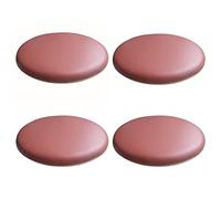 FDISDIFH Coussin De Chaise Rond pour Bistrot en Plein Air, Coussin De SièGe ImperméAble pour IntéRieur Et ExtéRieur, AntidéRapante Galette De Chaise Ronds,Rouge,40cm(4 Pcs)