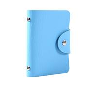 Fdit 1 pc PU Cuir ID Titulaire de la Carte de Visite de crédit étui pour Carte Portefeuille Porte-Carte de crédit étui de Poche Sac à Main Portefeuille pour 24 Cartes(1#)