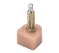 Fdit 10 Paires de Remplacement de Pointes de Talon, Accessoires de Réparation de Chaussures à Pointe de Talon Haut Capuchons de Réparation en Fer TPU pour Réparer les Chaussures pour (613 Beige