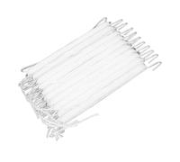 Fdit 10 Pièces Crochets d'escalade pour Plantes, Crochets en J de Support de Tomate Robustes avec Fil d'acier galvanisé en Nylon, pour Plantes de Concombre, Melon, Pois, Poivre,