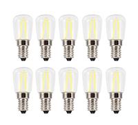 Fdit 10 pièces E14 Long filament Mini LED haute luminosité dimmable ampoules étanches 1.5W AC230V pour maison voiture armoire hôtel éclairage parc jardin