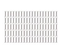 Fdit 100 Ensembles de Rivets Aveugles et Vis en Acier Inoxydable pour L'artisanat du Cuir, 304 Goujons de Rivets Antirouille pour Vêtements, Sacs à Main et Projets de Décoration, Kit (Acier