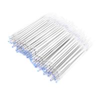 Fdit 100 Pcs Recharges de Tissu Effaçable à la Chaleur Patchwork Stylos de Marquage, Recharge de Stylo Disparaissant à Haute Température pour la Confection de Vêtements en Cuir PU