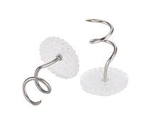Fdit 100 Pièces épingles Torsadées, épingles Fixes de canapé en Spirale canapé Antidérapant Clou en Spirale Fixe pour Sécuriser Les Couvertures en Tissu, Les Nappes et (100/boîte Clous à vis)