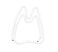 Fdit 100pcs Paper Clips, Forme de Dents Mignonne Forme Paperclips en Métal à la Rouille de Petits Clips pour L'organisation de Documents de L'école de Bureau