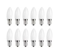 Fdit 10pcs AC 230v E12 1.5w Ampoule Led Ampoule Décorative Bougeoir Ampoule Mini E12 Led Ampoules Candélabres 1.5w Ac 230v pour Éclairage D'hôtel Armoire De Voiture À Domicile