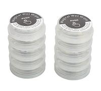Fdit 10pcs Appuyez sur les Lingettes Humides, les Serviettes Comprimées pour une Utilisation Pratique à L'extérieur, les Serviettes en Tissu Doux