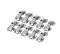 Fdit 10Pcs Charnière Porte Ouverture Placard Armoire Caninet Fermeture Douce Charnière Invisible Meubles Porte Coin Plié en Acier