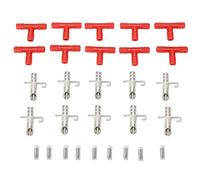Fdit 10Pcs Rongeur Abreuvoir Pratique Automatique Alimentateur Eau de Porc Mamelon Buveur Alimentateur