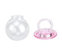 Fdit 12 Pièces Boîtes à Bonbons en Plastique, Boîte-cadeau de Faveur de Mariage de Conception de Forme de Mamelon pour la Fête D'anniversaire de Douche de bébé, avec le Matériel Non (PINK)
