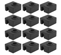 Fdit 12 Tigas de Silicone pour 3D-imprimanter MK7 / 8/9 Résistant aux Couvercles de Chaleur Couverts par la Chaleur