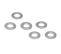 Fdit 120 Pièces de Surface Lisses de 120 4 Mm 7 Mm Machine à Laver en Acier Inoxydable OD pour les Besoins D'assemblage (4807-0407-0500)