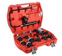 Fdit 18pcs Kit D'outils de Détection de Système de Refroidissement de Voiture pour Les Tests de Fuite, Portable et Durable, Idéal pour Les Amateurs D'automobile