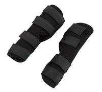 Fdit 1Paire de Cuisse Arrière pour Chien Pet Chirurgical Injury Bandage Wrap Heal Wound Protector(L-Noir)