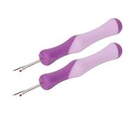 Fdit 2 Découseurs à Coudre, Outil de Découseur en Acier Inoxydable, Poignée Ergonomique avec Capuchon de sécurité pour la Couture et la broderie.