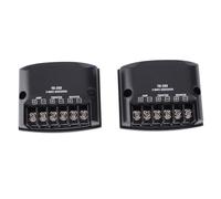 Fdit 2 PCS Diviseur de Fréquence de Haut-parleur, 60W Crossover 12V avec Inducteur de Basse pour Amélioration du Système Sonore Universel