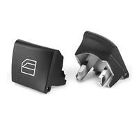 Fdit 2 Pièces Couvercle de Commutateur de Fenêtre Mercedes, Couvercle de Bouton de Fenêtre ABS de Remplacement pour ML GL R Classe 2005-2012 Panneau de Commutateur côté Conducteur