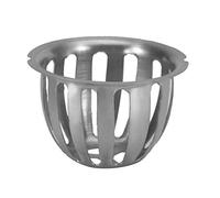 Fdit 2 pièces crépine de Filtre en Acier Inoxydable arrête Les graines de Feuilles et Autres débris Drain de Sol de gouttière pour Balcon de Jardin(75 MM)