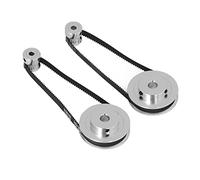Fdit 20 et 60 Dents 2pcs Poulie de Synchronisation en Aluminium, Jeu de Roues Synchrones 2GT, Kit de Poulie de Courroie de Distribution pour Imprimante 3D, CNC, (20t 5mm(0.2in) Plus 60t 8mm(0.31in))