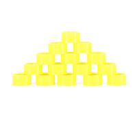 Fdit 200 Pièces 10 Mm Anneau de Patte de de Pied de Anneau D'identification D'oiseau en Plastique Résistant à l'usure Réutilisable Facile à Installer Léger pour Les s Voyageurs ou (Yellow)