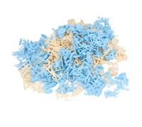 Fdit 200 Pièces Jouets de Simulation de Soldat Squelette pour Enfants Figurines de Soldats Médiévaux Jouets Projets de Classe Robustes et Durables Cours D'histoire Plastique Portable