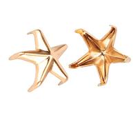 Fdit 200 Pièces Rivets étoiles, Clous à Griffes étoiles à 5 Branches, Rivets Métalliques en Alliage de Zinc pour Chapeaux, Sacs, Vêtements, Chaussures, Accessoires D'artisanat en Cuir (Alliage de