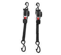 Fdit 2pcs Sangles à Cliquet Auto-rétractables 1" x10ft Robustes pour