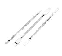 Fdit 3 pièces Double extrémités en métal Spudger Set Ouverture Spudger Outil Kit de réparation pour téléphone Portable LCD Tablette