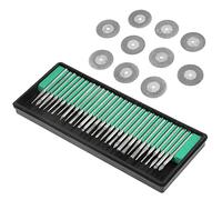 Fdit 30 pc. Bursrs Sight Blades Doornderen Set, Balanced Tools Accessoires avec Diverses Formes pour Différents Besoins, Adaptés aux Projets Liés au Traitement des Métaux