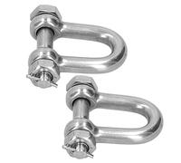 Fdit 304 Surface Lisse en Acier Inoxydable -D, Longue Durée de Vie pour les Chemins de Fer, Ports [2pcs]